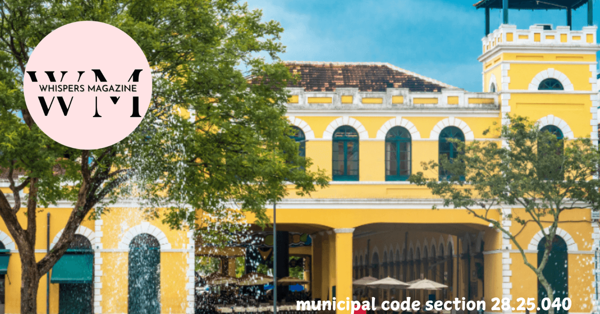 municipal code section 28.25.040